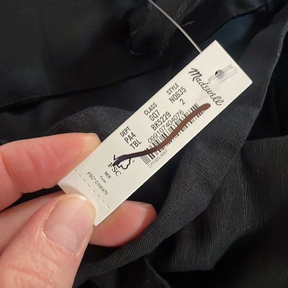 Madewell Tie-Waist Romper NWT - Picture 7 of 10